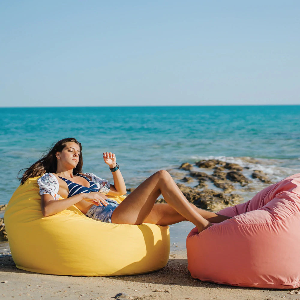 Koze Luxury Bean Bags - Outdoors (Yellow)