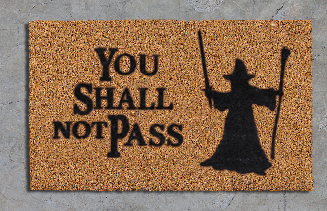You shall not pass mat