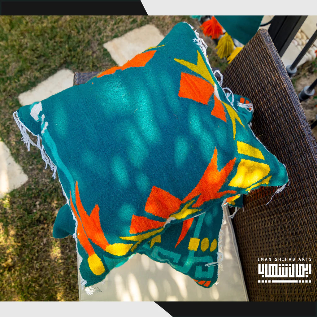 Flower Bucket Kilim Cushion