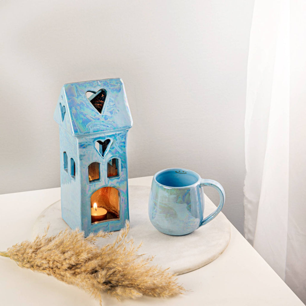 Baby Blue Rainbow Mug