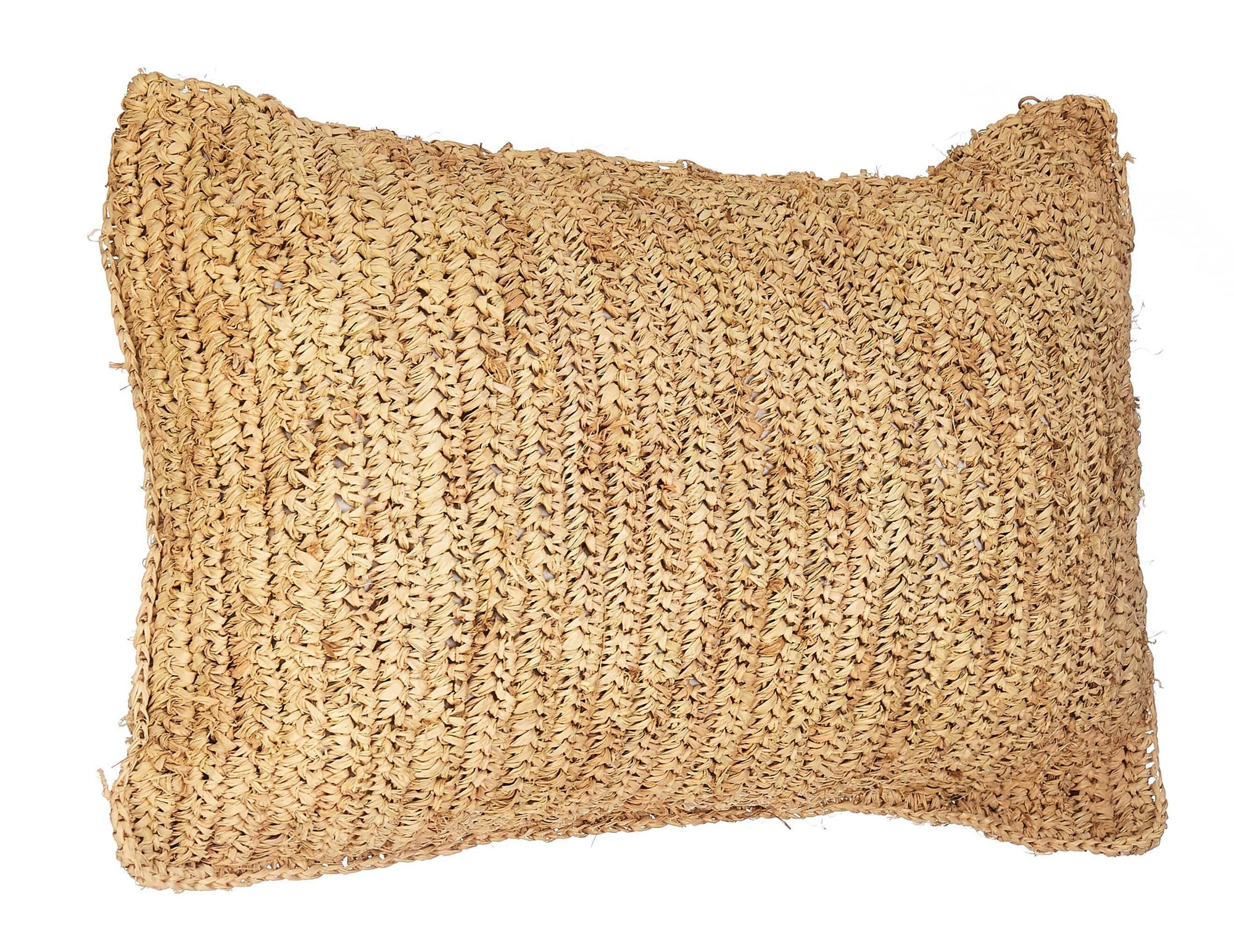 Rectangle Raffia Cushion
