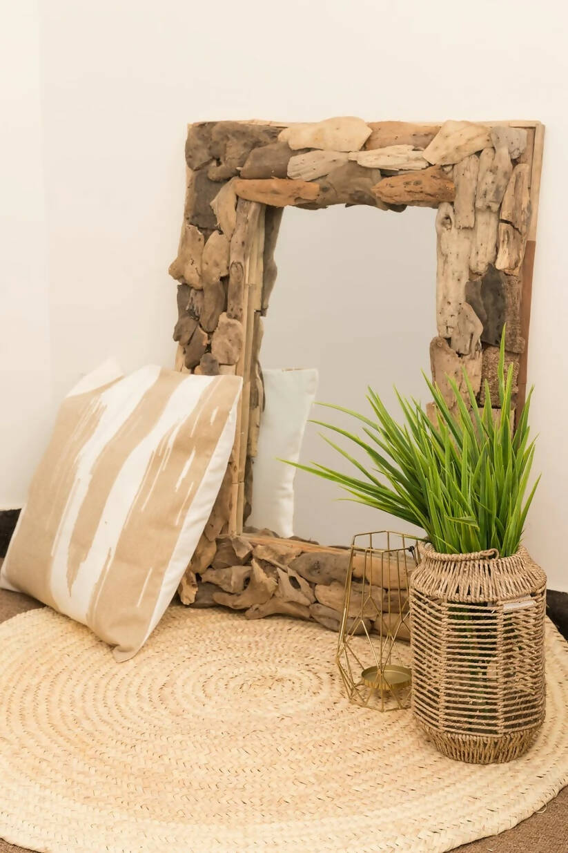 Rectangle Driftwood Mirror