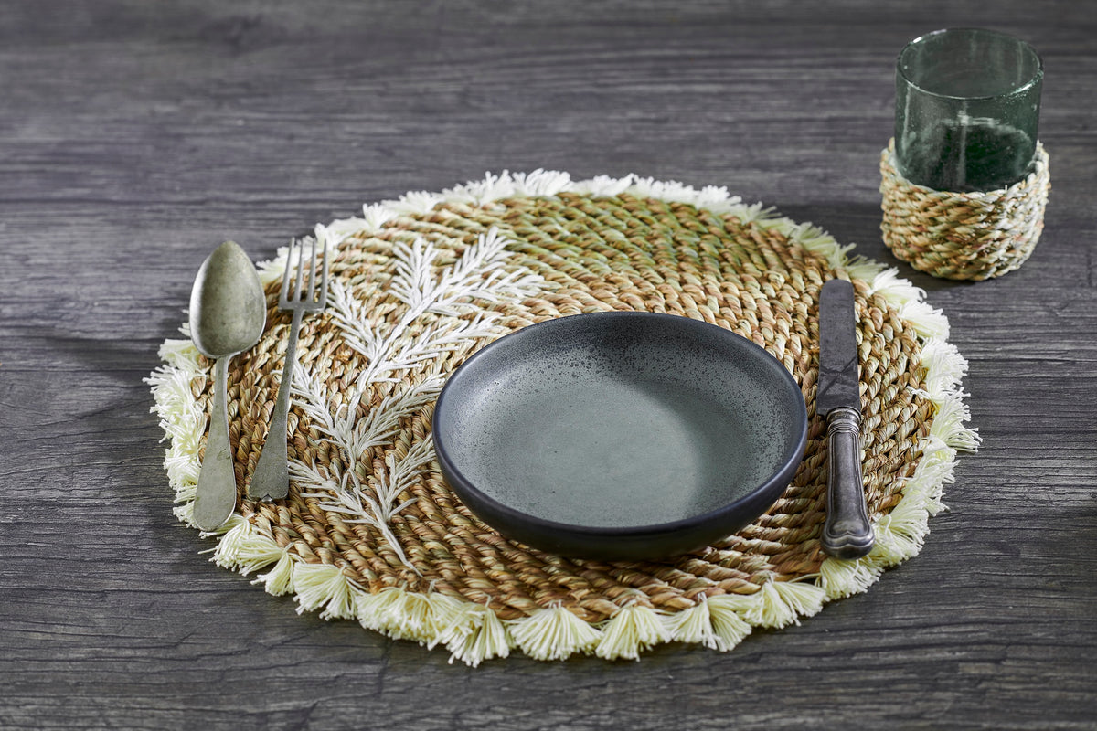 Embroidered Halfa Placemats