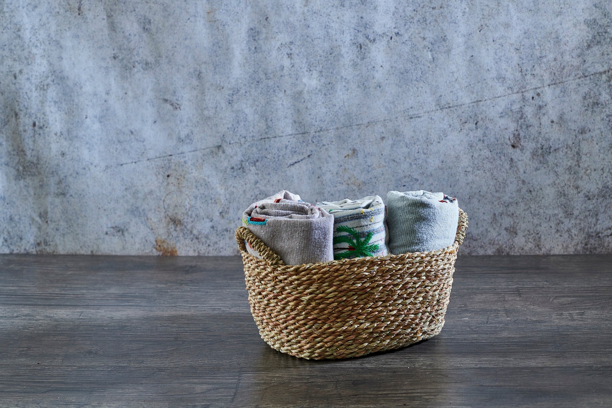 Halfa Rectangular Basket with handles
