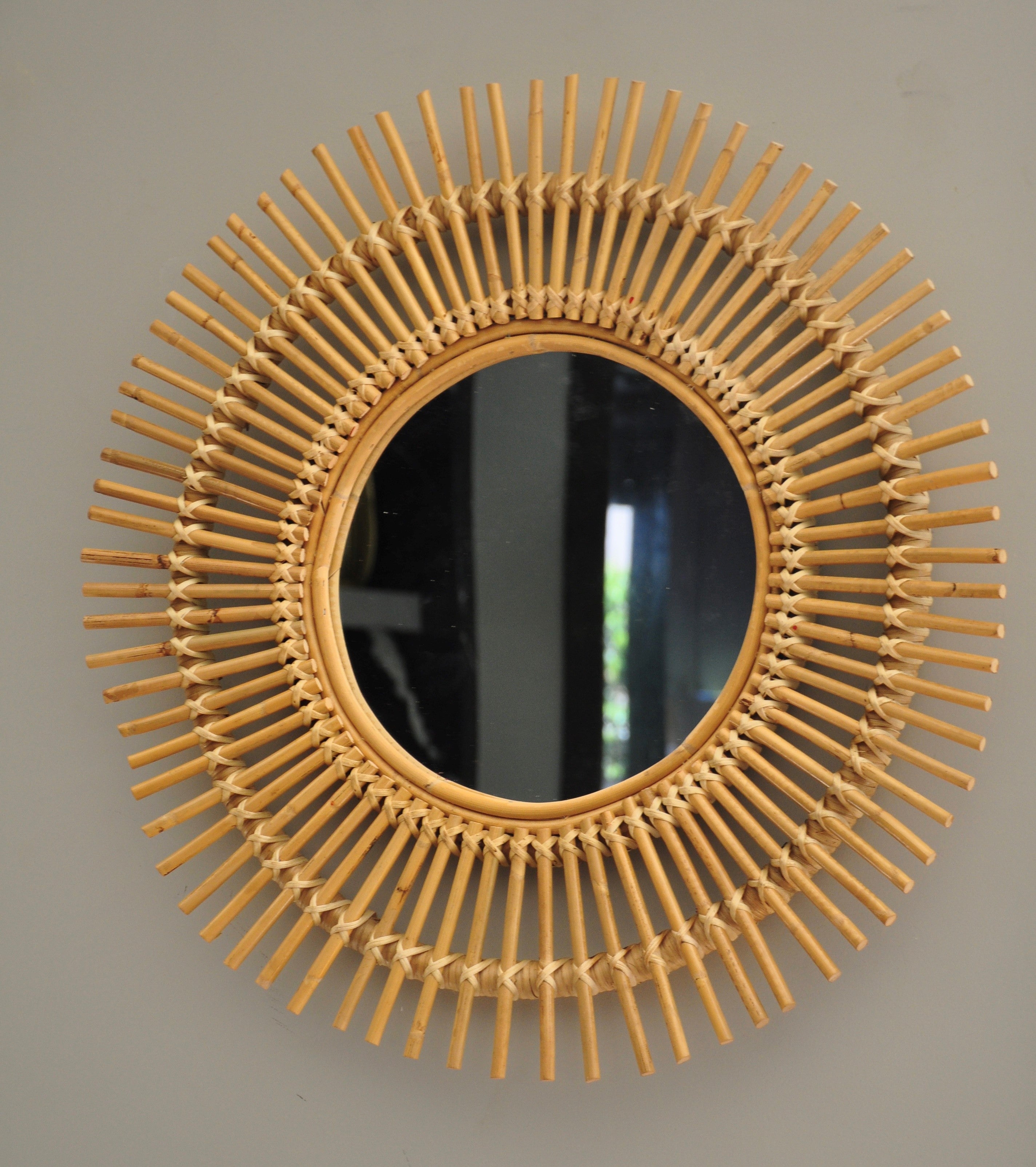Bamboo Sun Mirror