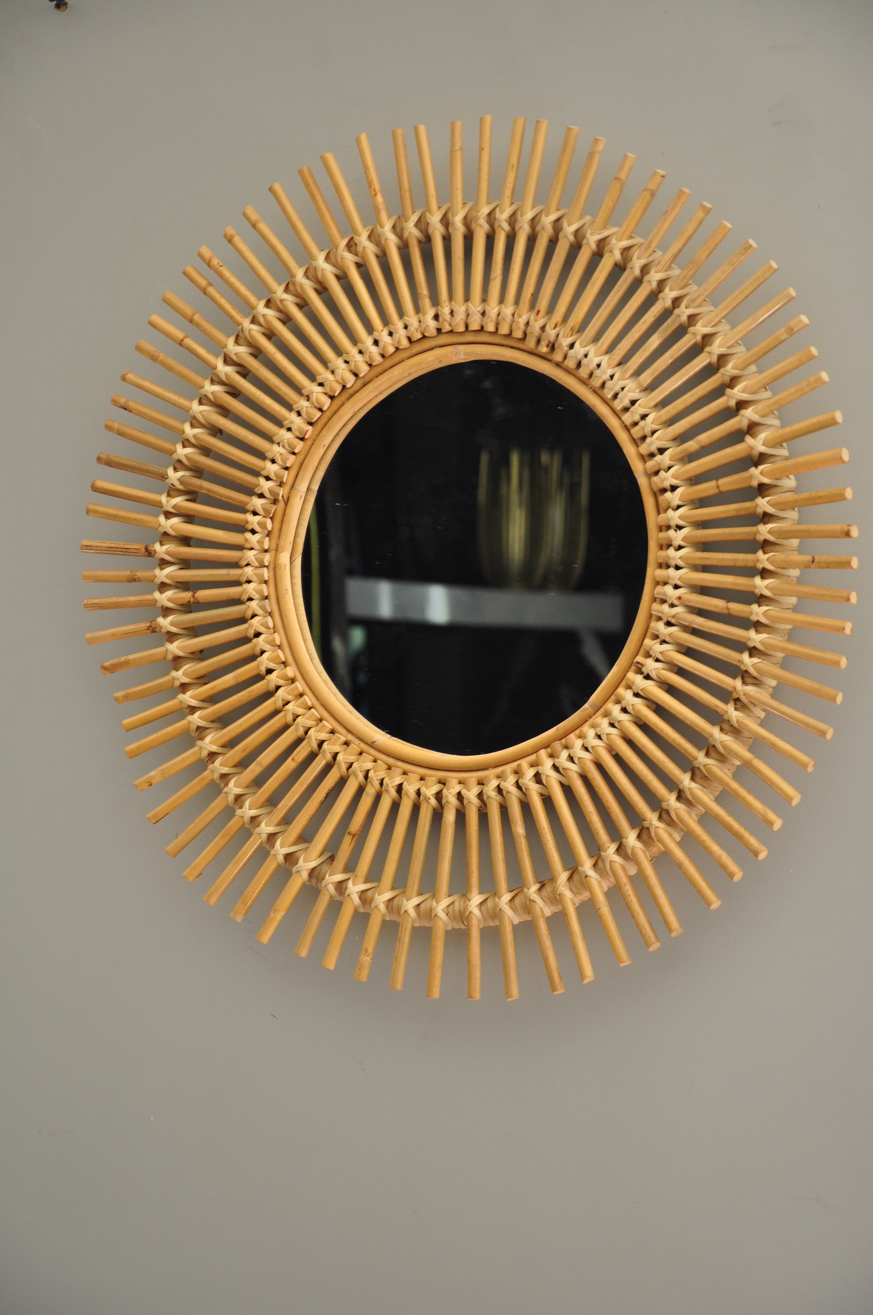 Bamboo Sun Mirror