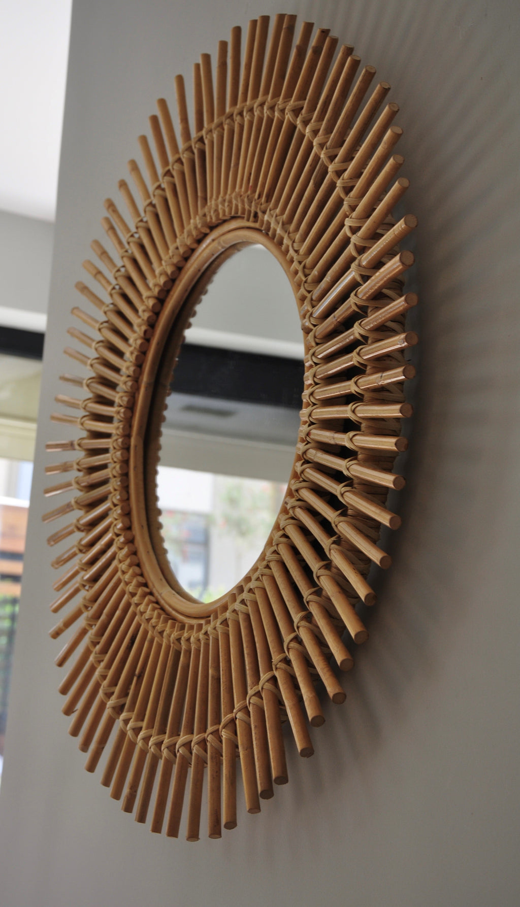 Bamboo Sun Mirror