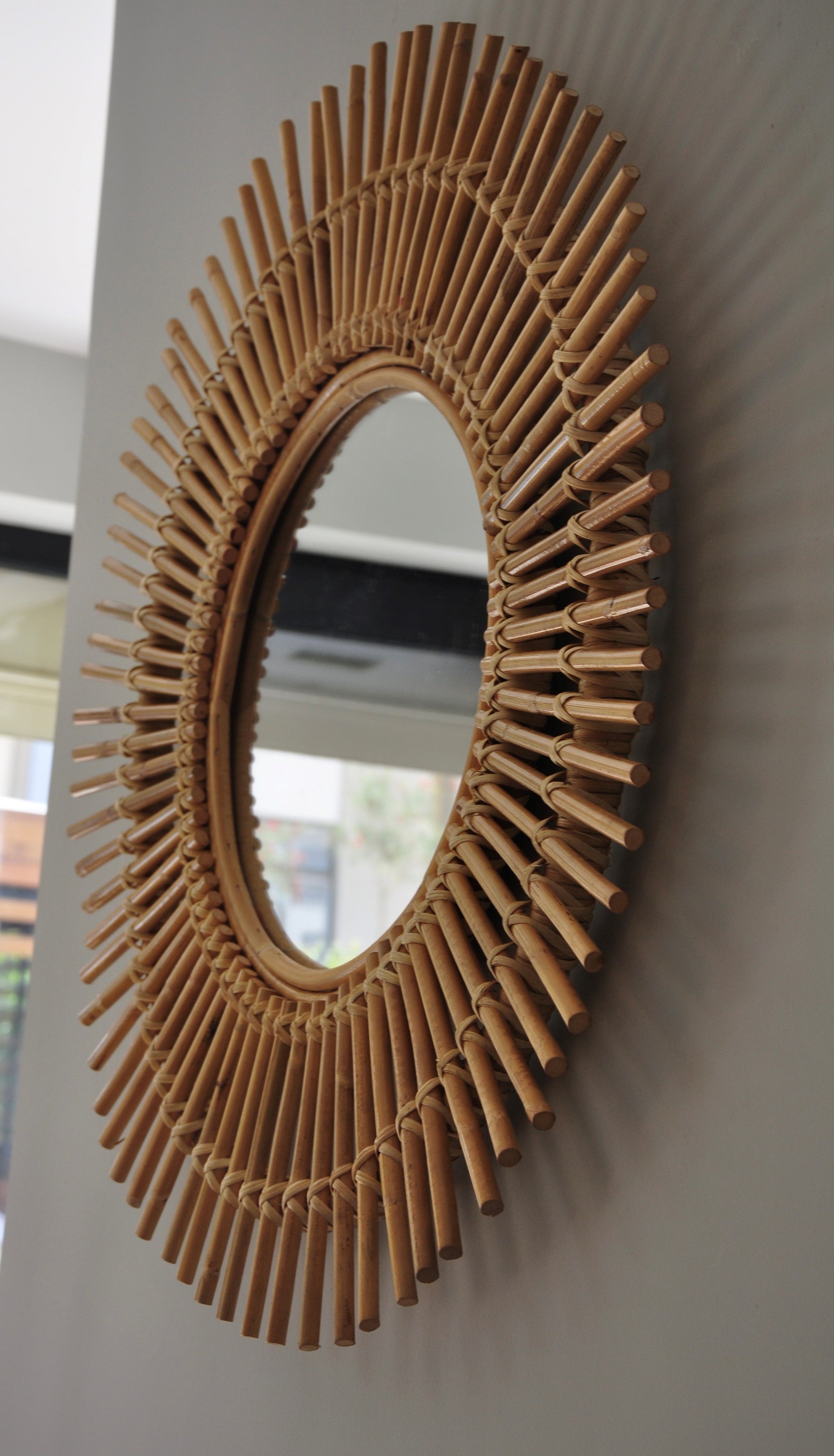 Bamboo Sun Mirror