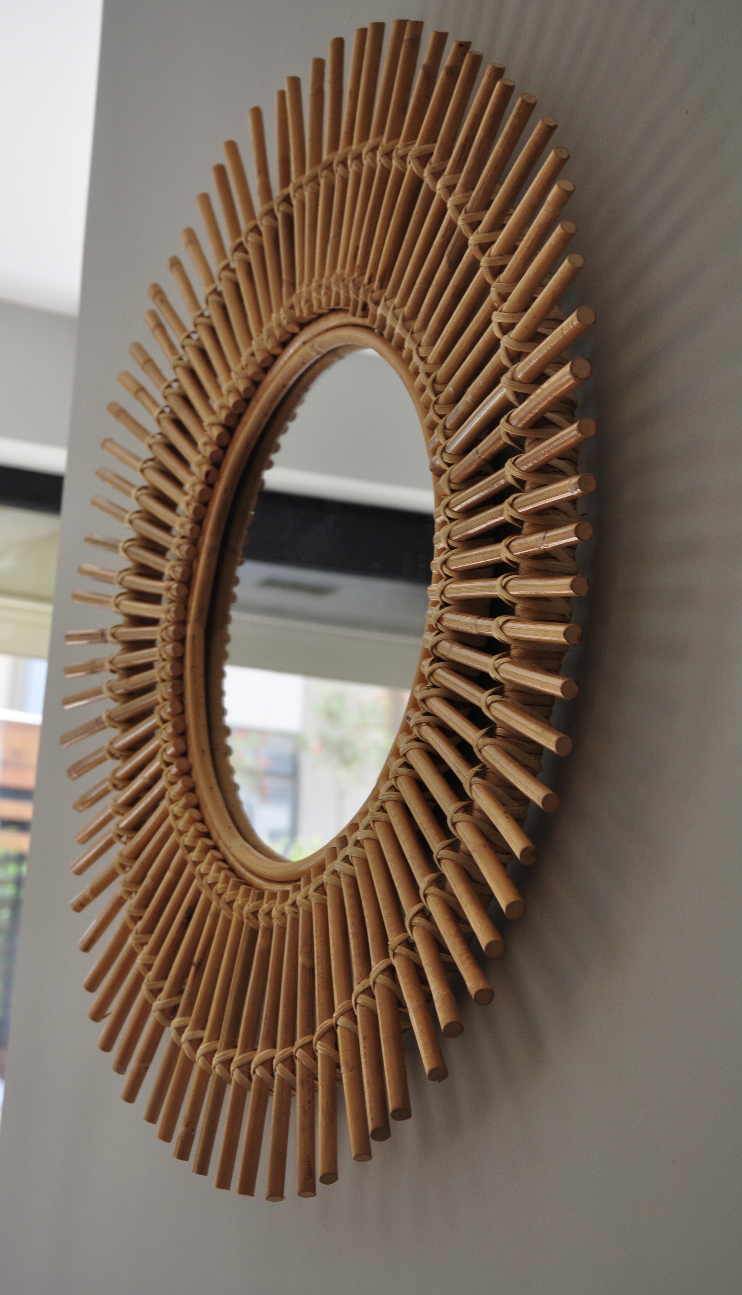 Bamboo Sun Mirror