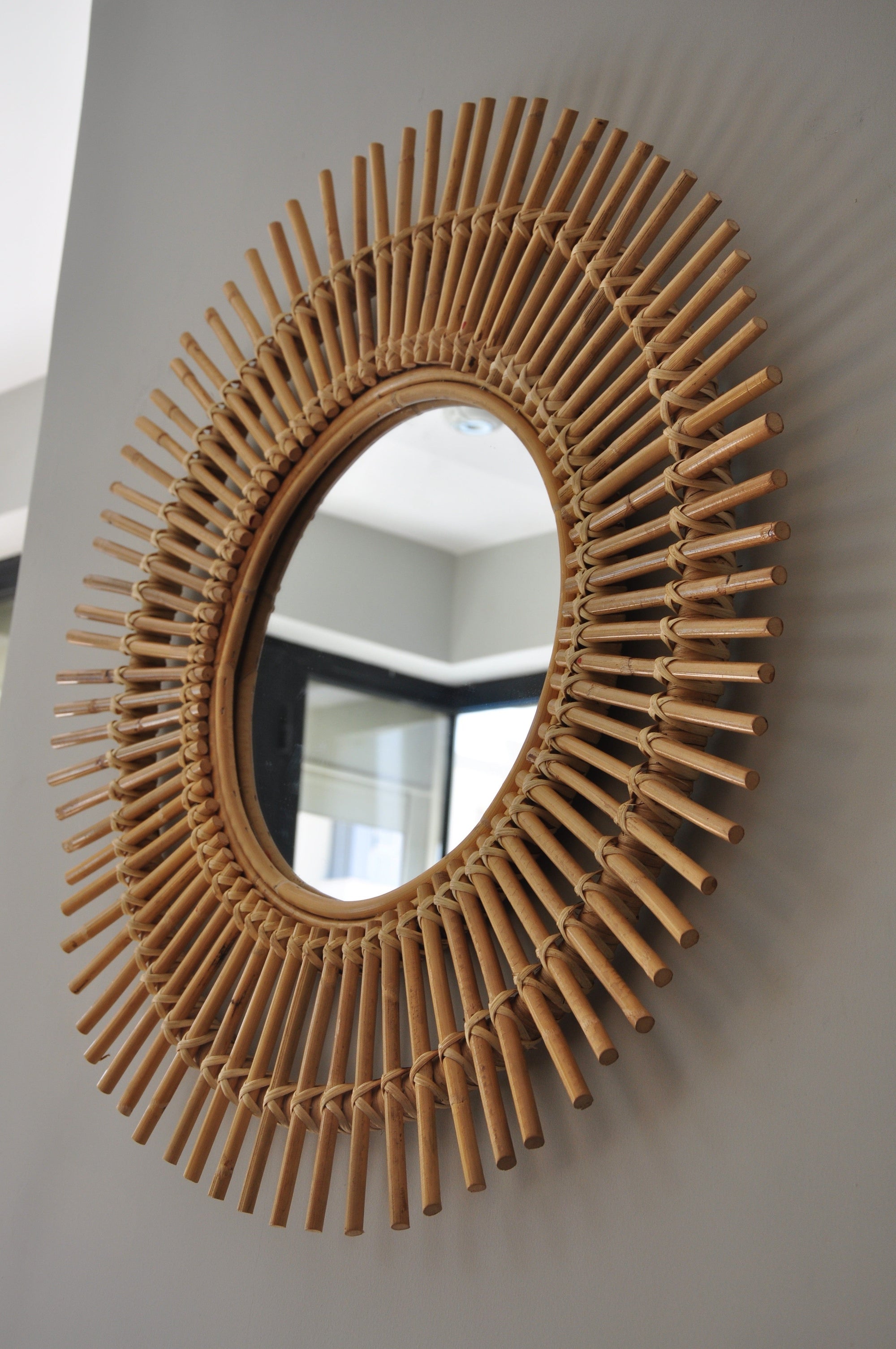 Bamboo Sun Mirror