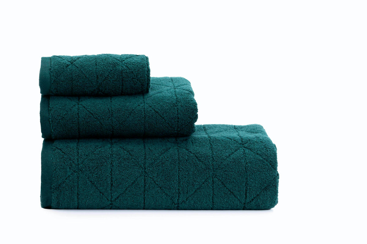 Evergreen Twistless Bath Towel Set - Triangulate