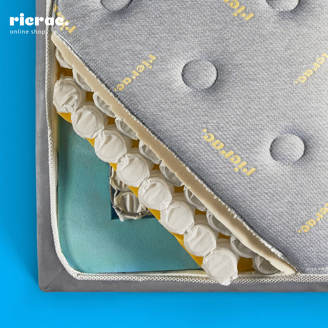 Natural Latex Mattress with Double Pocket Spring System