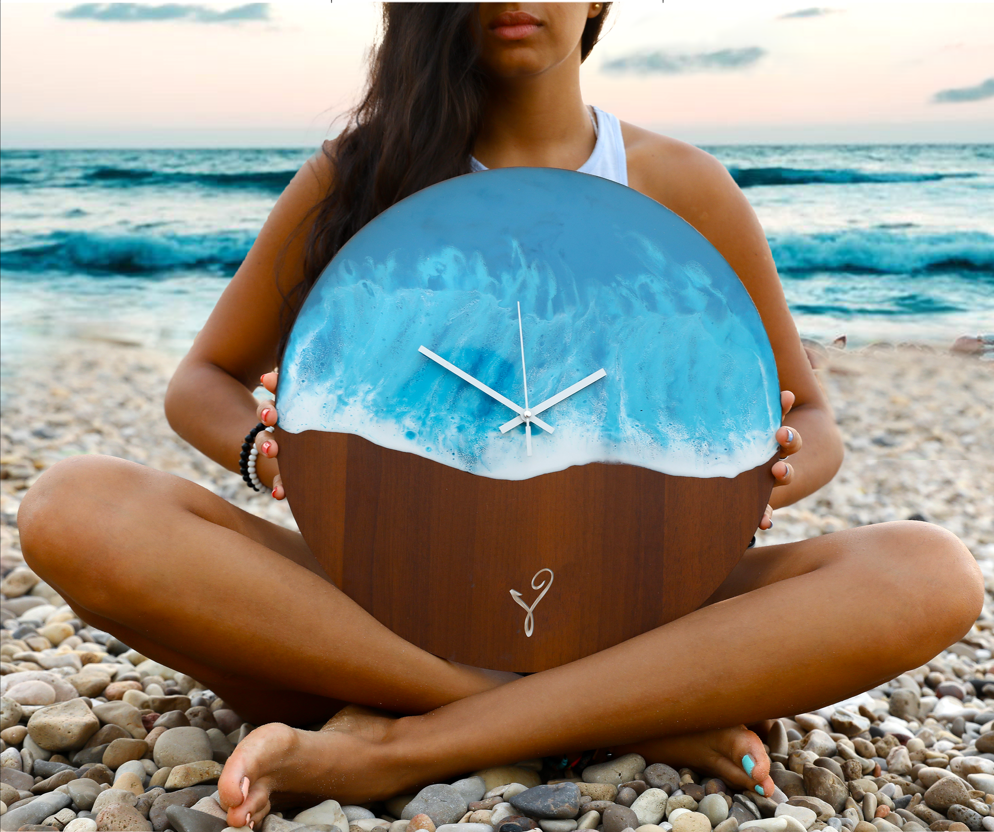 Hawaii Brown Sand Clock