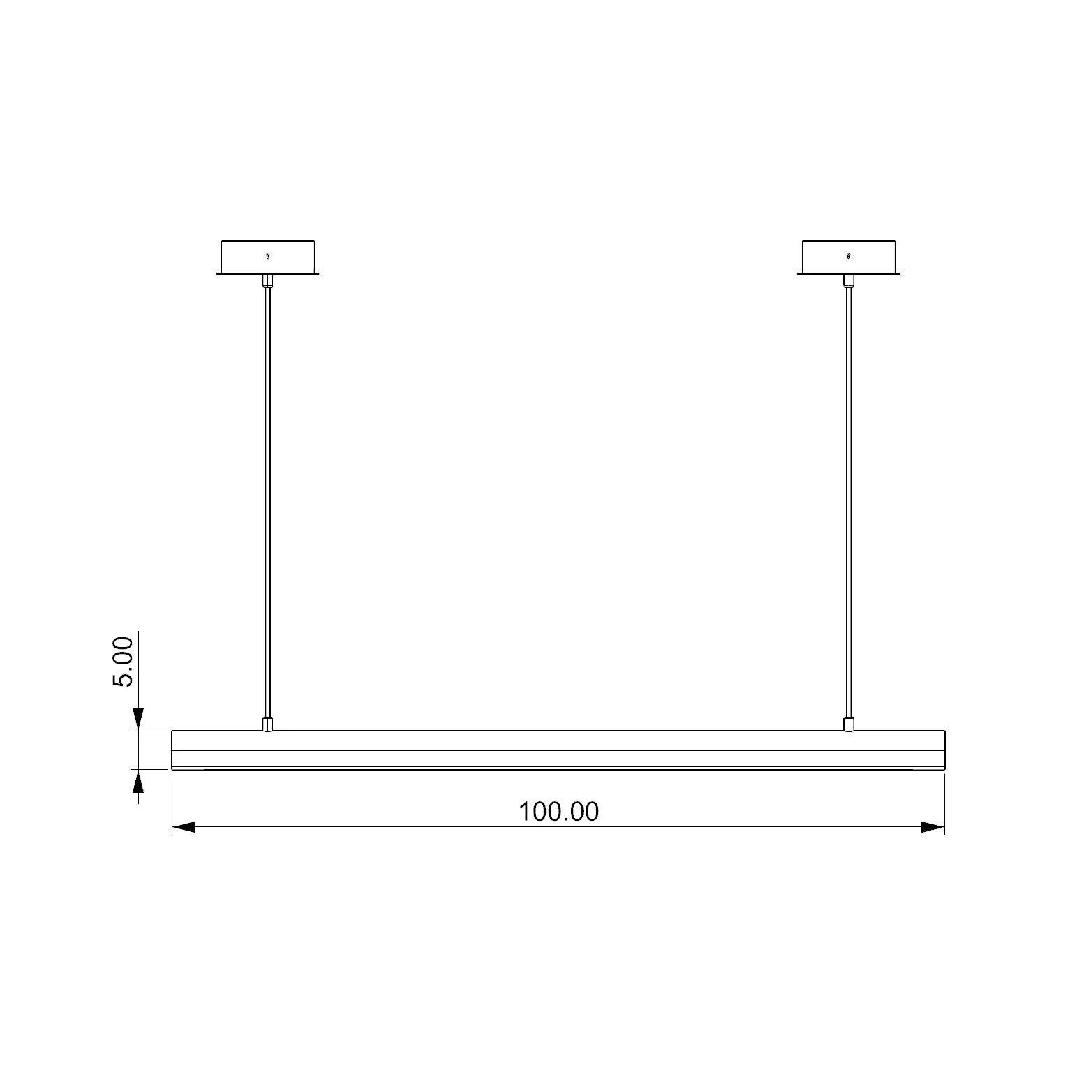 Slight Horizontal Pendant