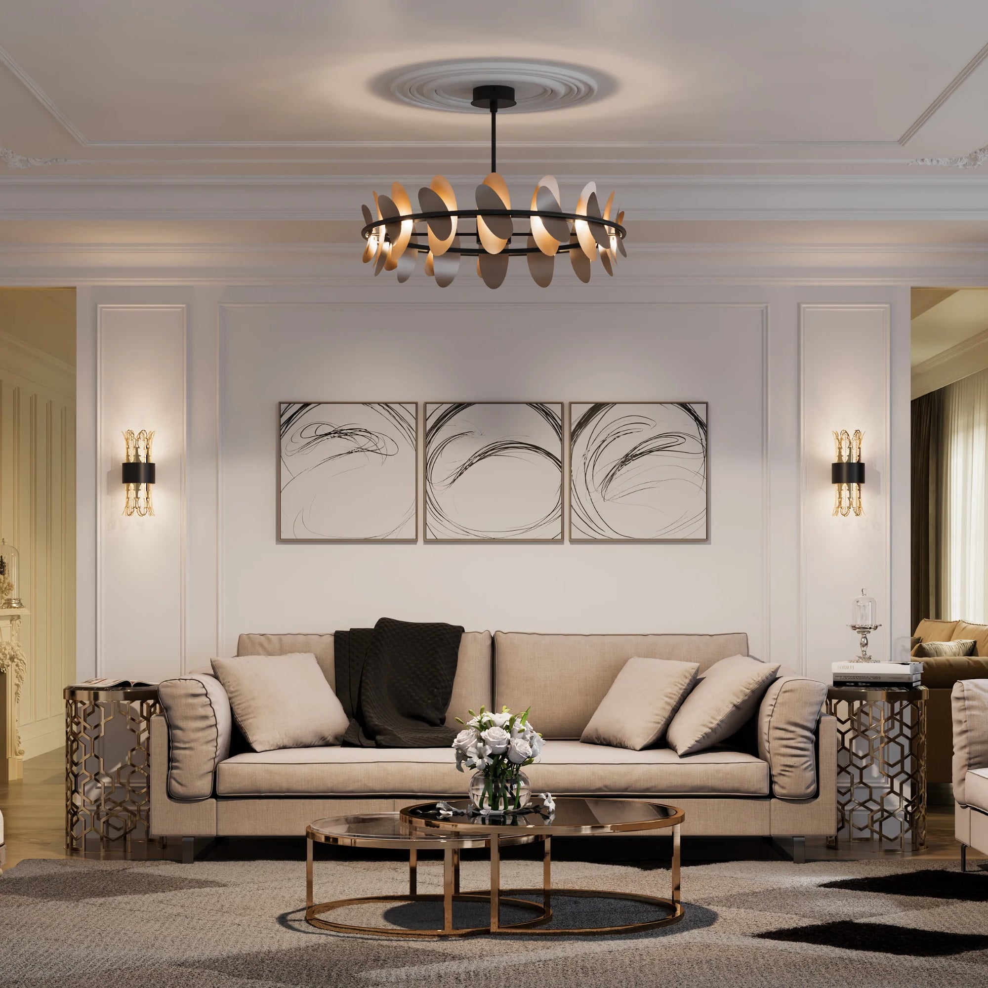 Ovals Chandelier