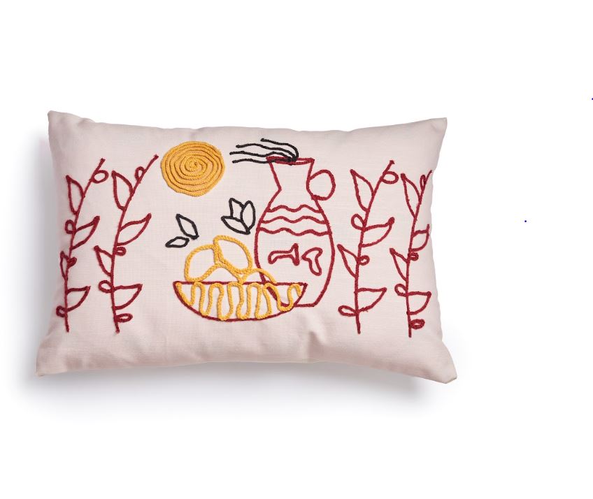 Joe - Embroidered Cushion