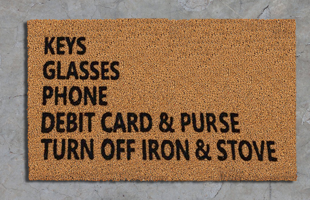 "Keys, Glasses, Phone"