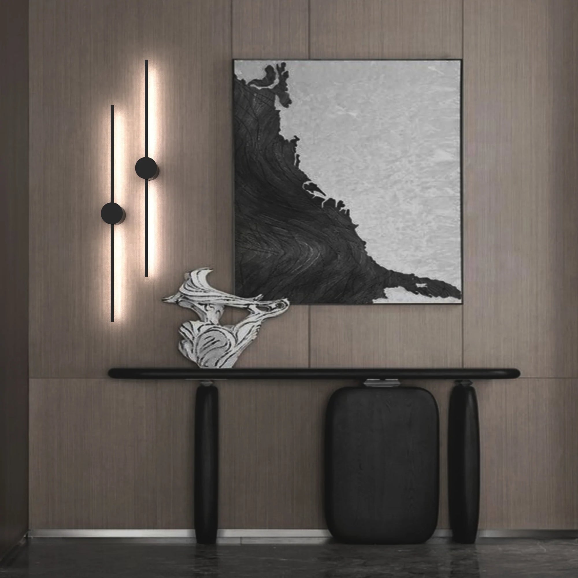 Double Lines Circle Wall Lamp
