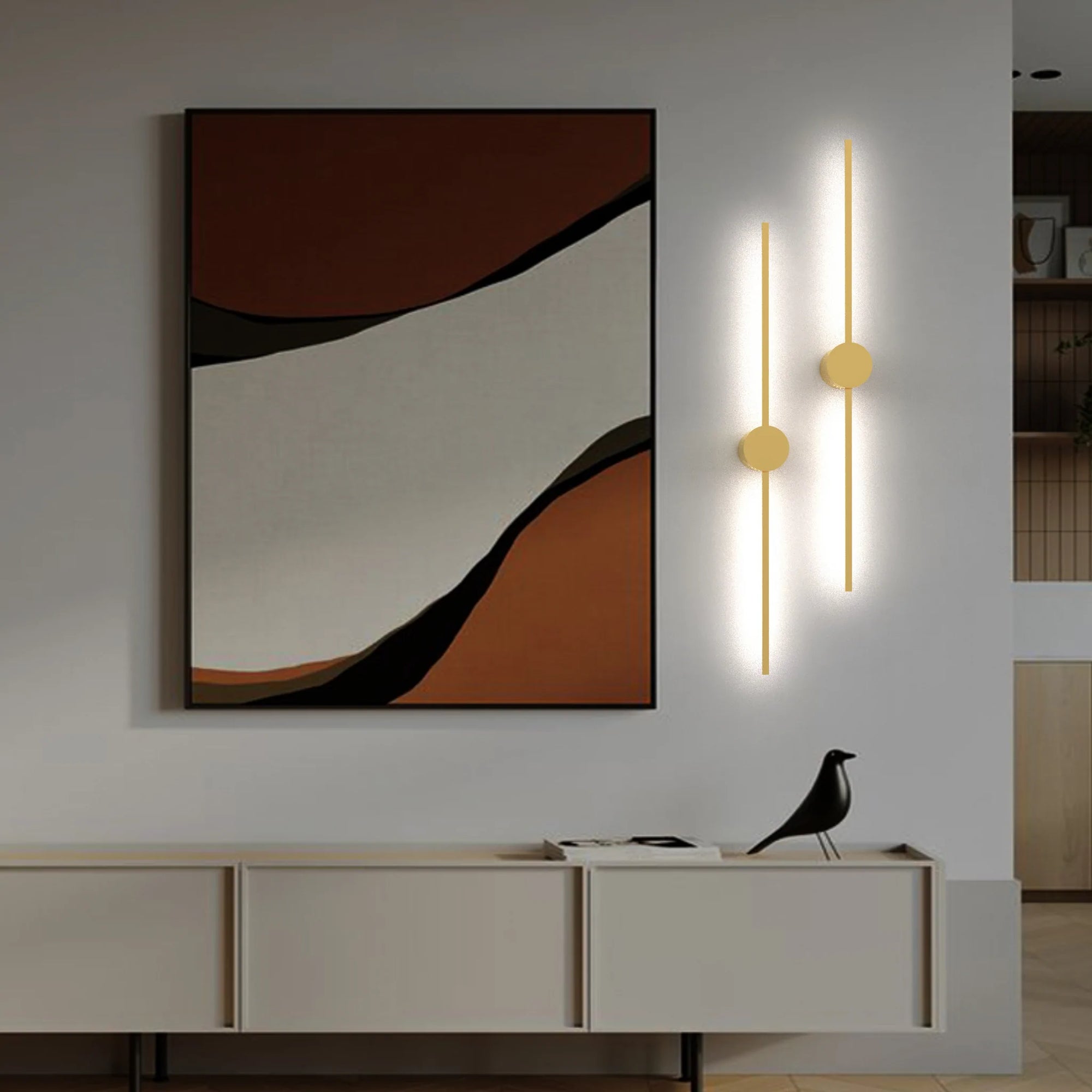 Double Lines Circle Wall Lamp