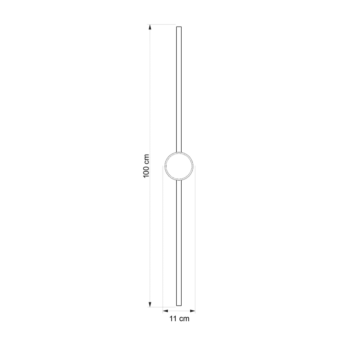 Double Lines Circle Wall Lamp