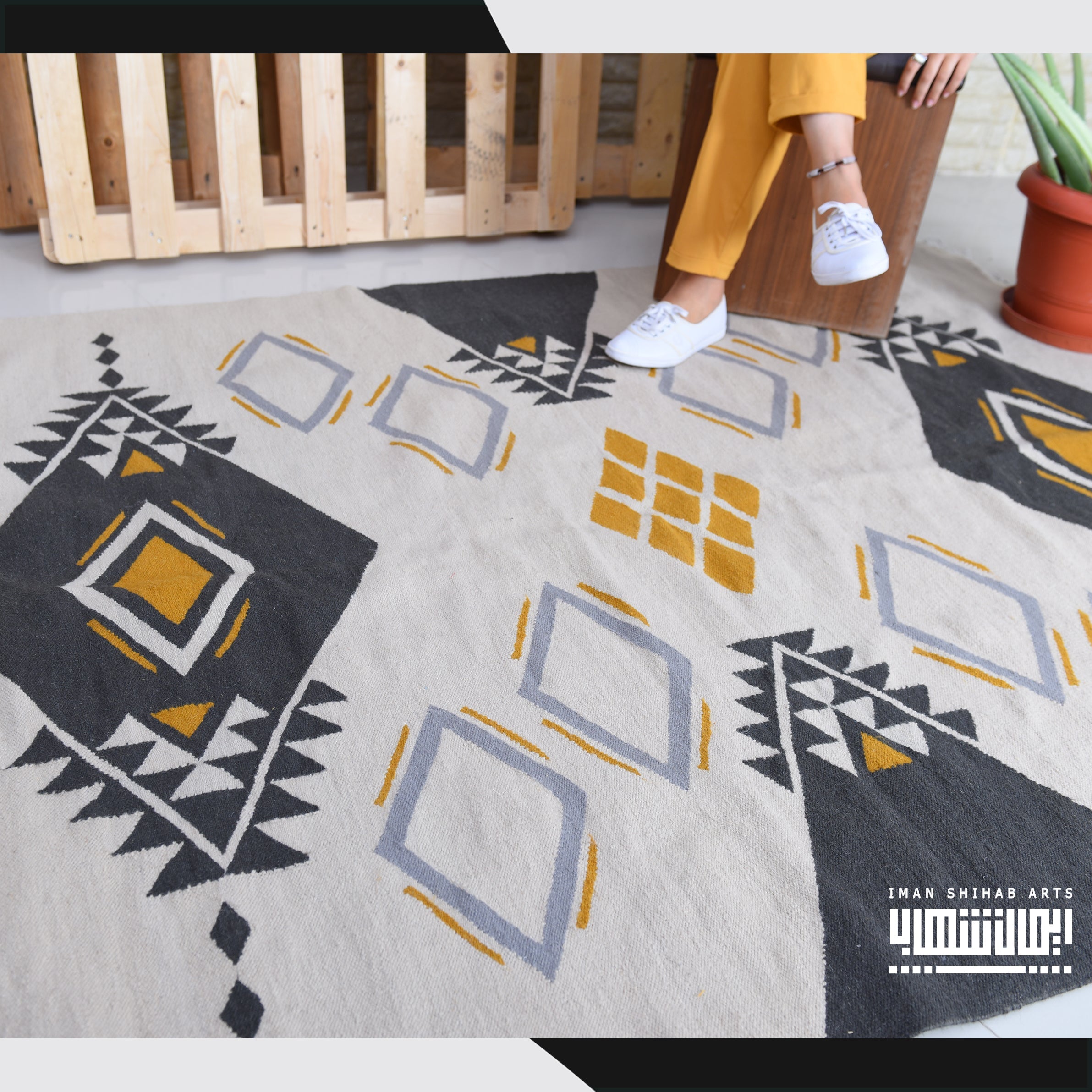 Kilim Carpet handcrafted Egyptian