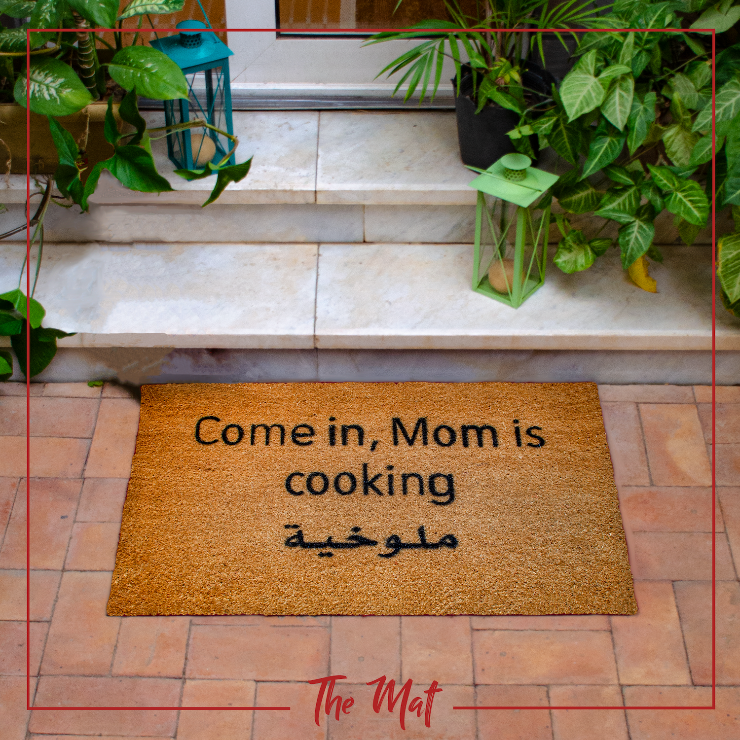 Come in, Mom is cooking