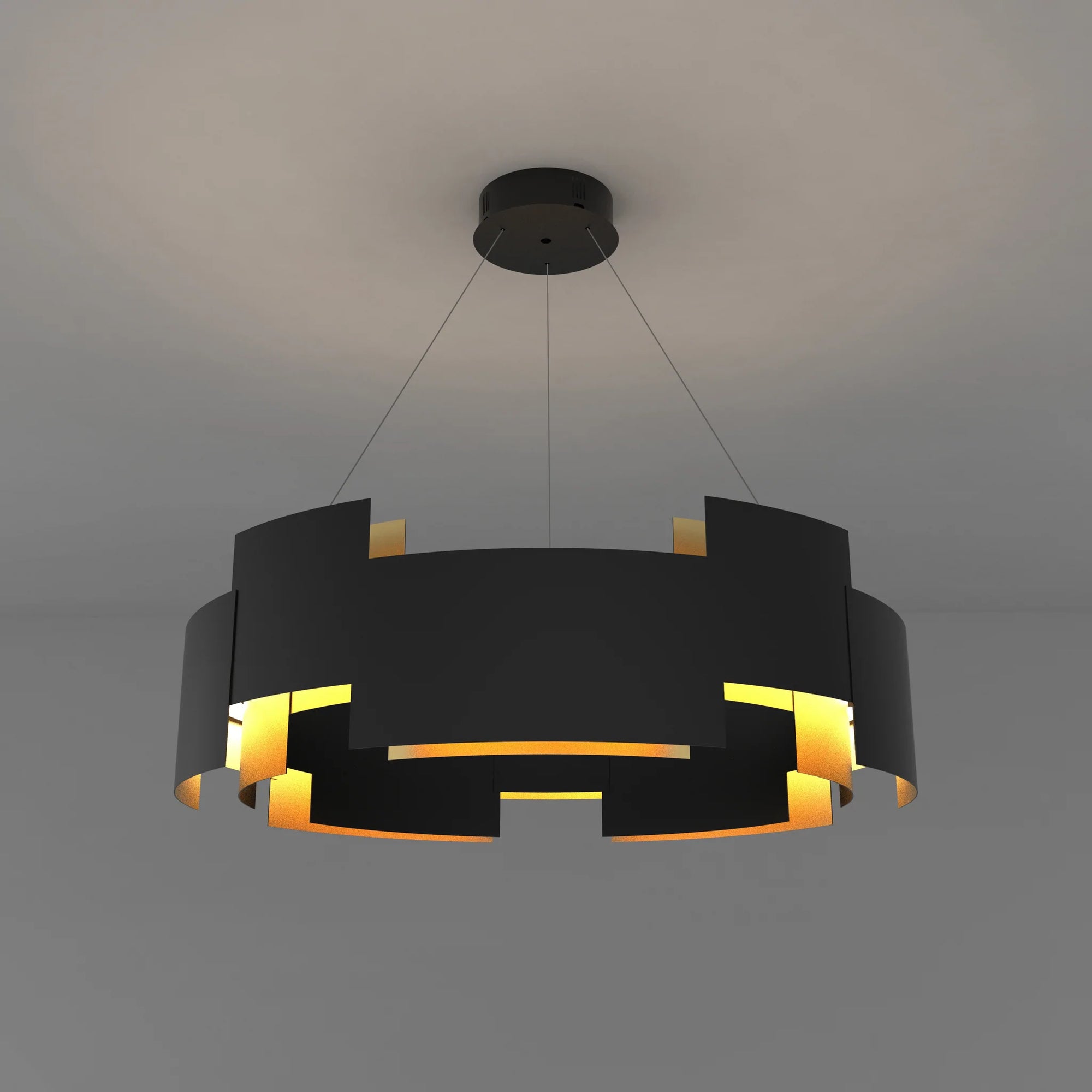 Offset Chandelier