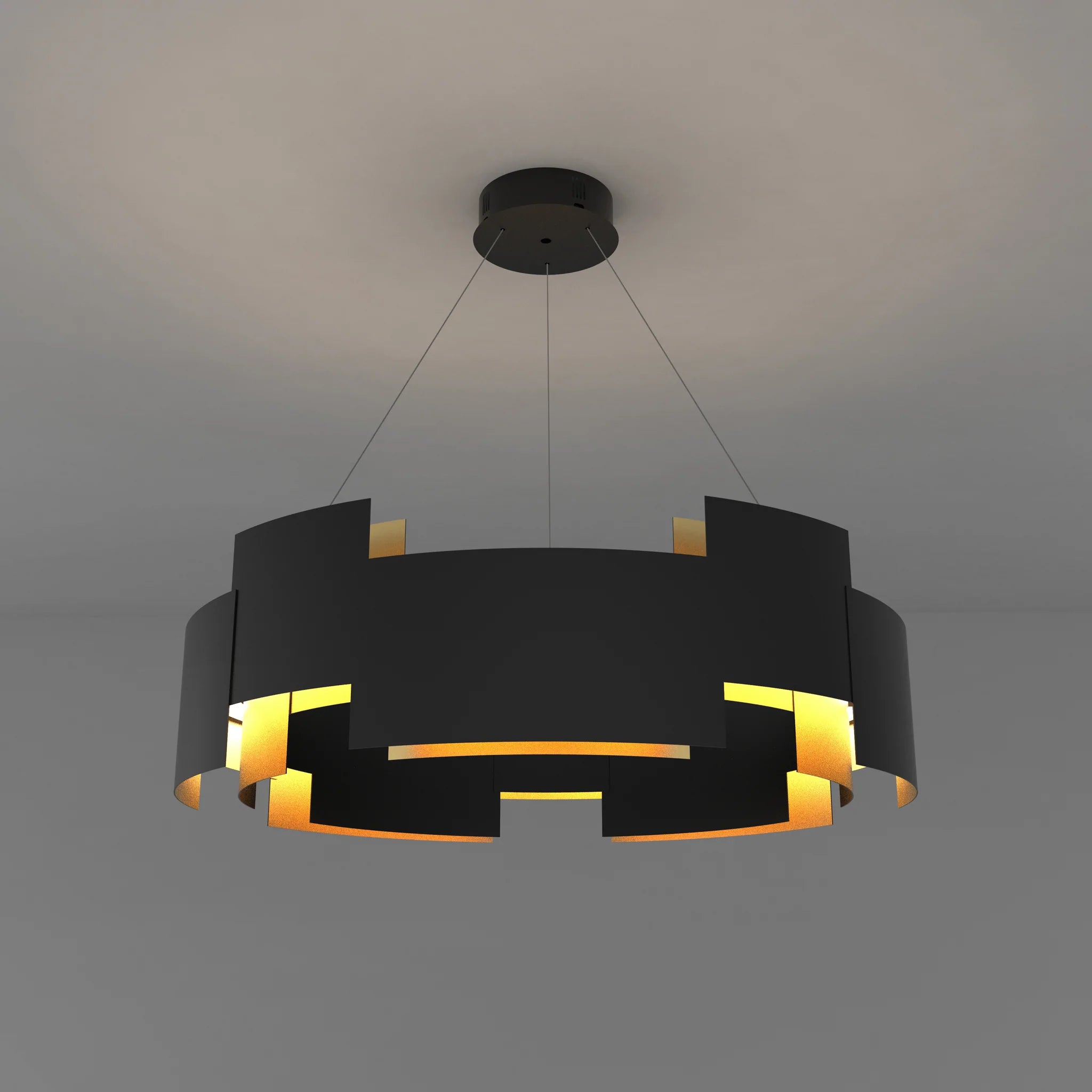 Offset Chandelier