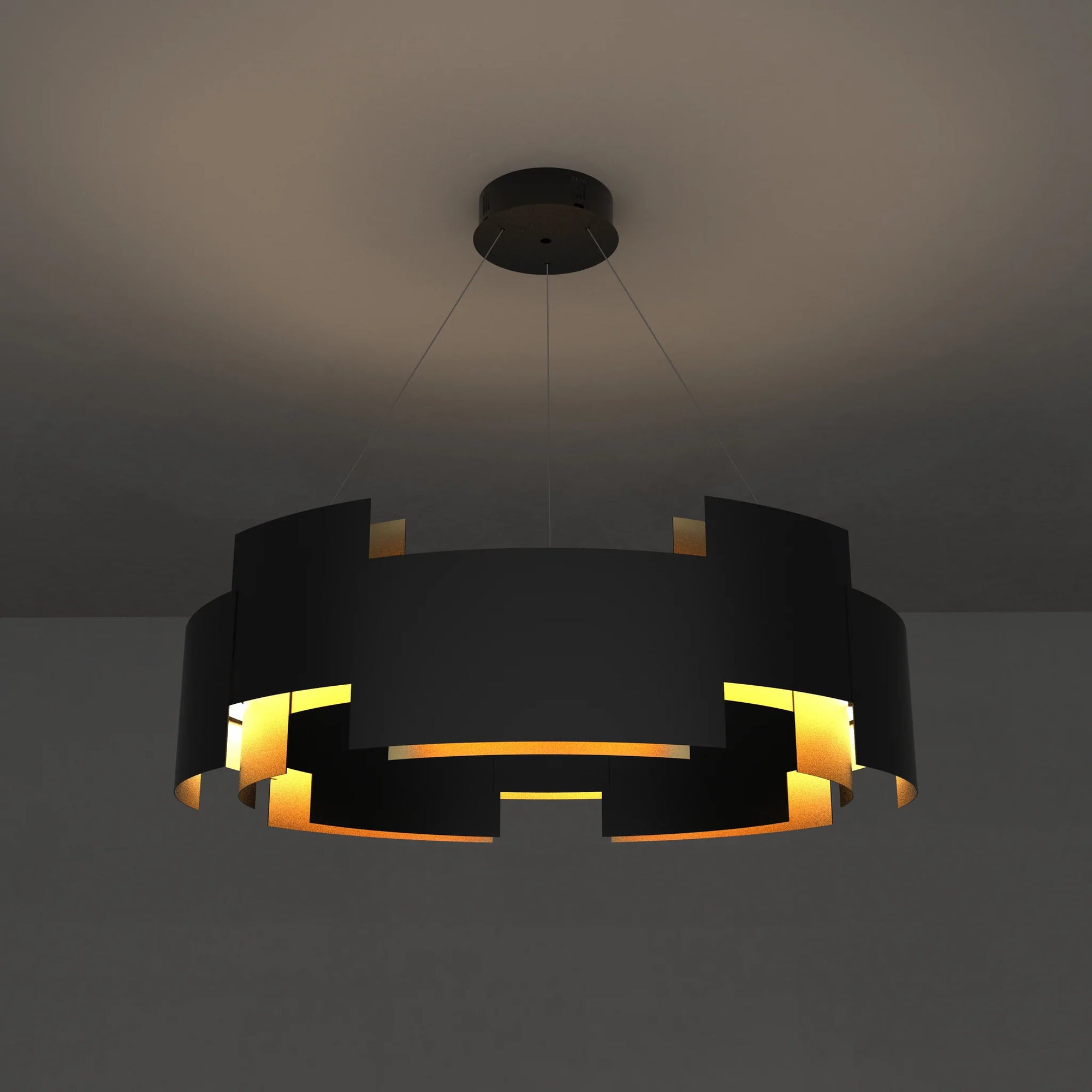 Offset Chandelier