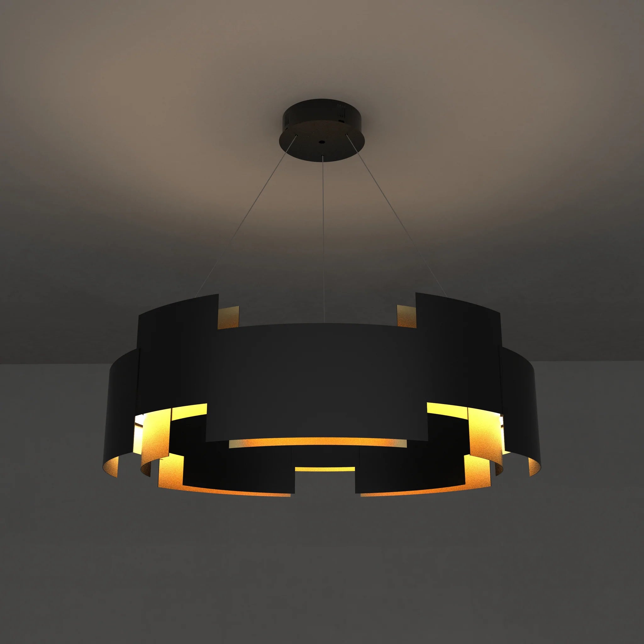 Offset Chandelier