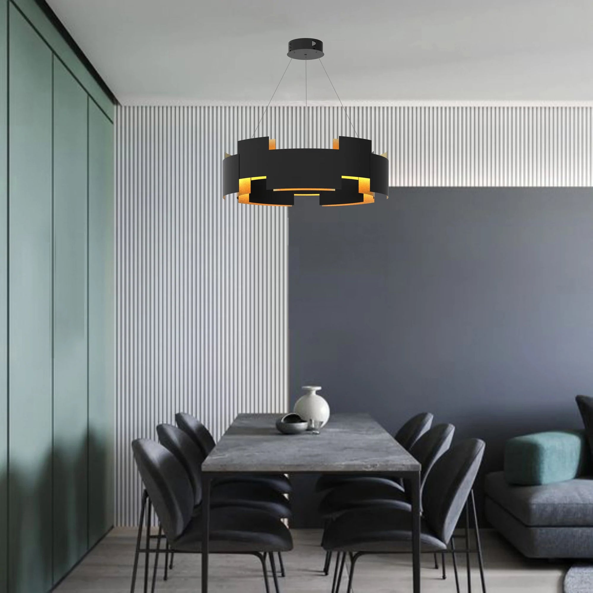 Offset Chandelier