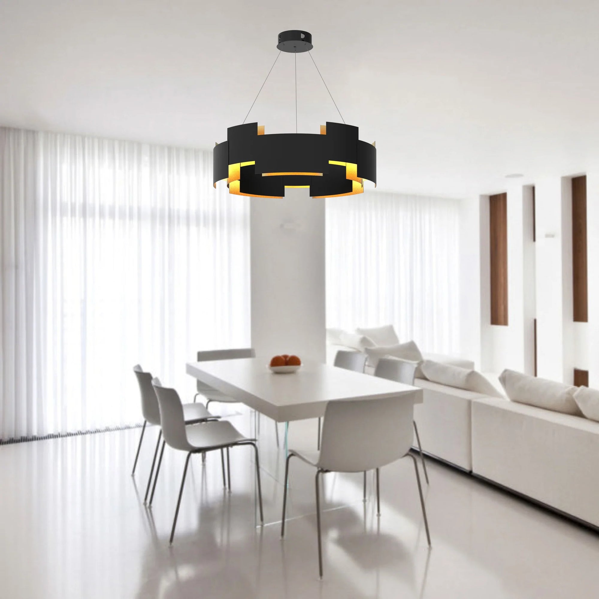Offset Chandelier