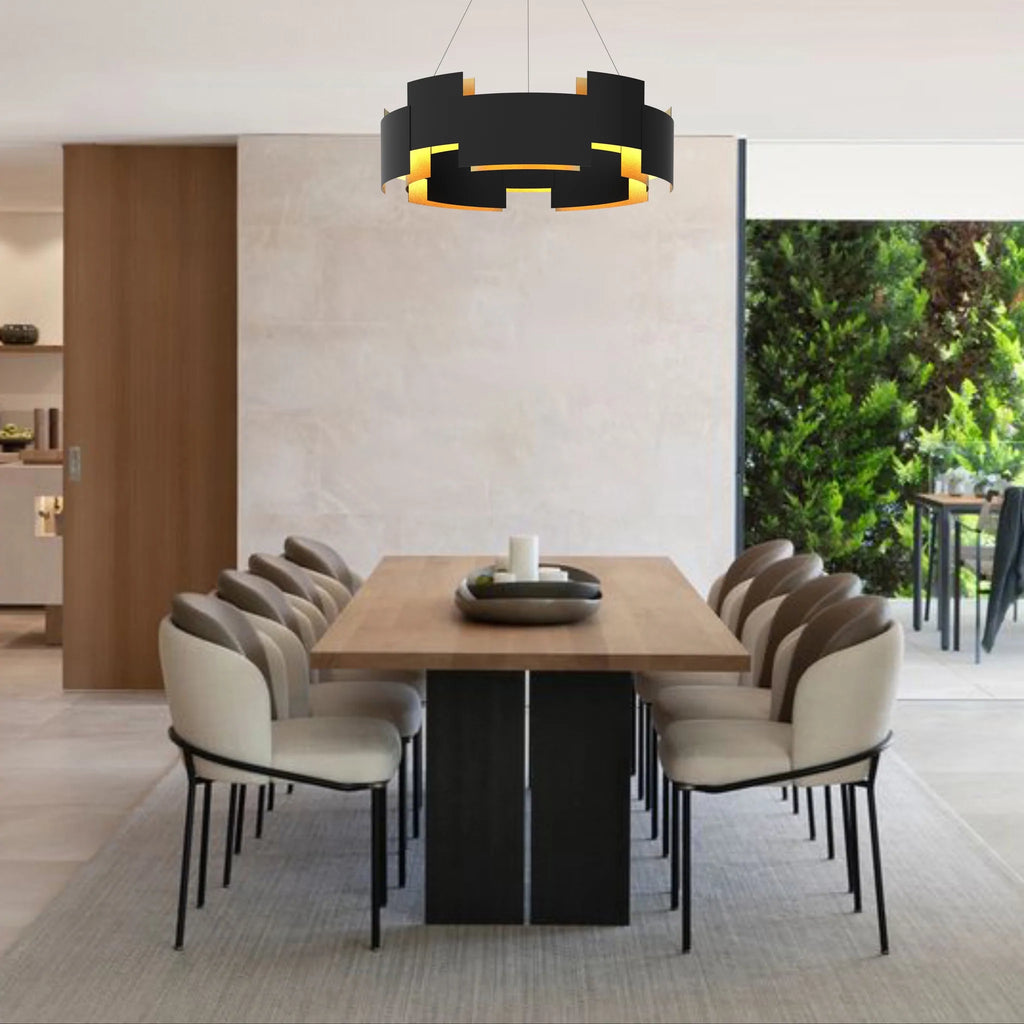 Offset Chandelier