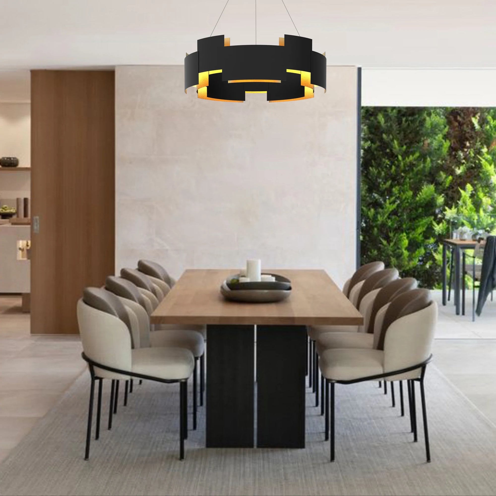 Offset Chandelier