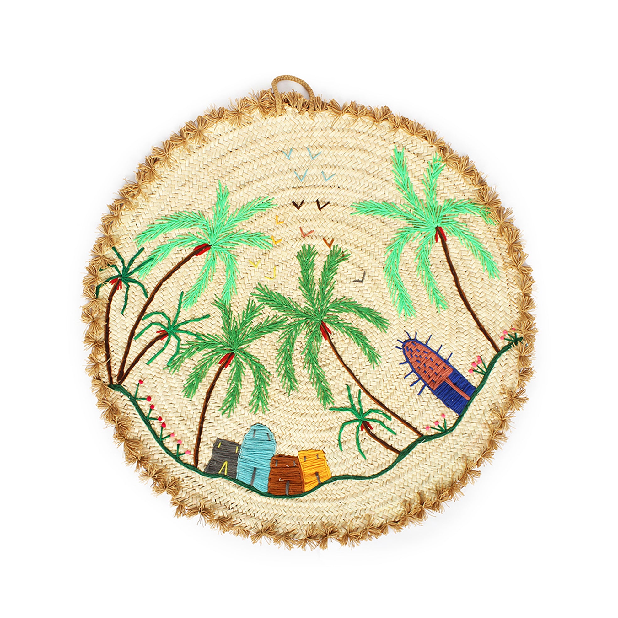 Embroidered Khoos Placemats (50cm)