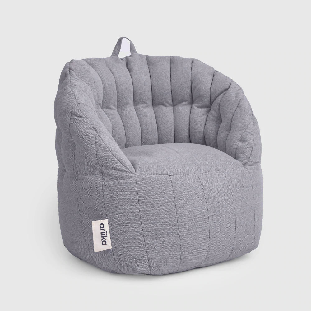 Pearl Luxury Bean Bag - Indoors (Grey)