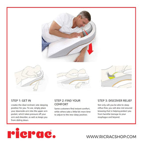 GERD Pillow: Acid Reflux Relief for Side Sleepers - MedCline