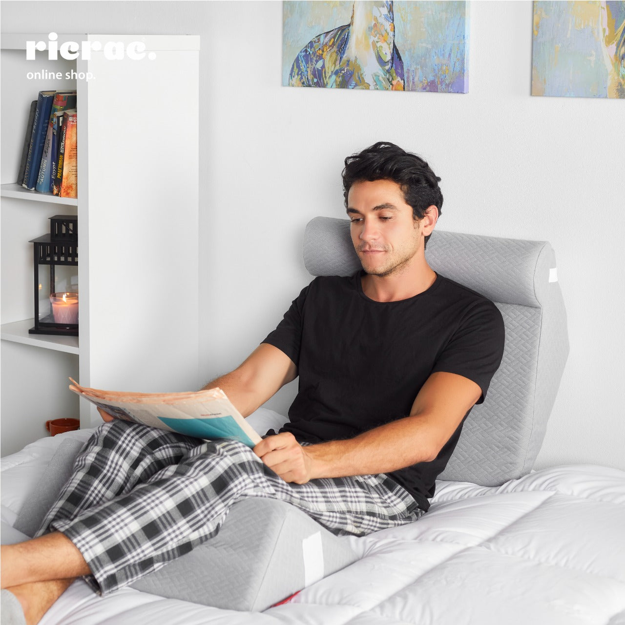 Reed- 3 Pieces Orthopedic Bed Wedge Pillow Set