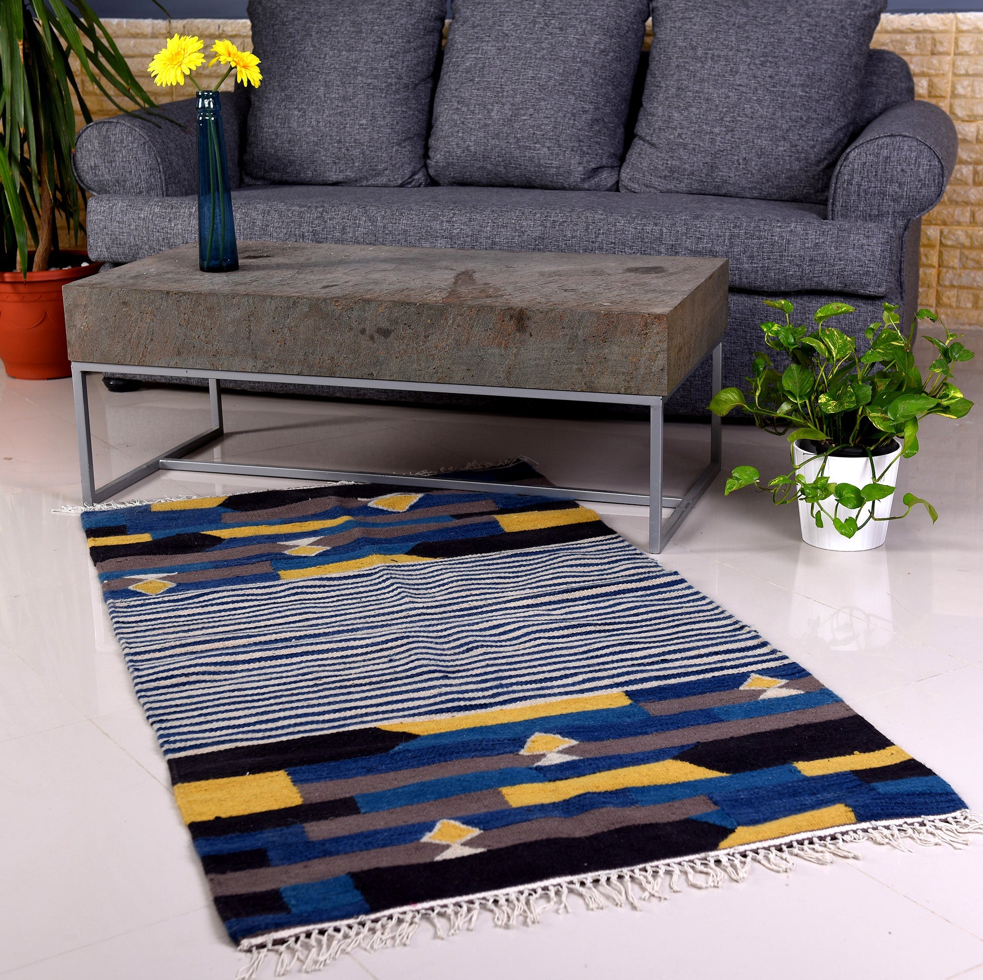 Sea Pearls Kilim Rug