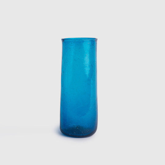 Wave Glass Vase - Bottleneck