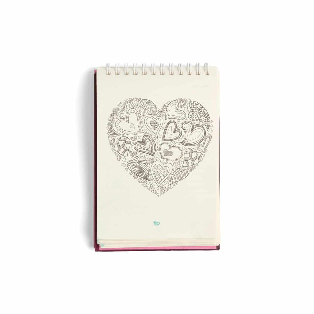 For A Heart I Love Coffee Box Pink