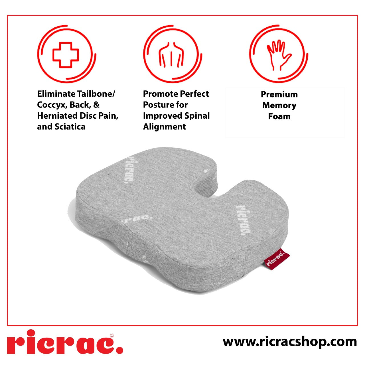 Rall - Portable Tailbone Cushion