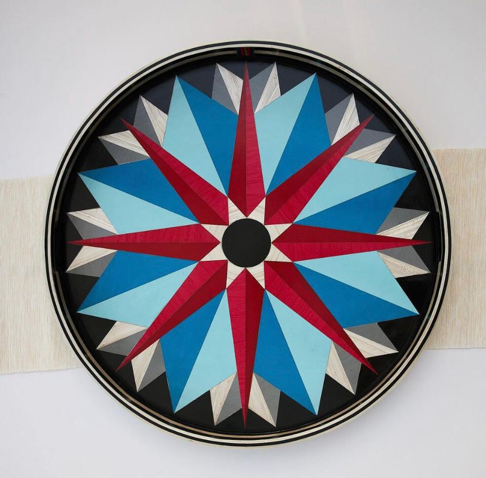 3D illusion Round Tray
