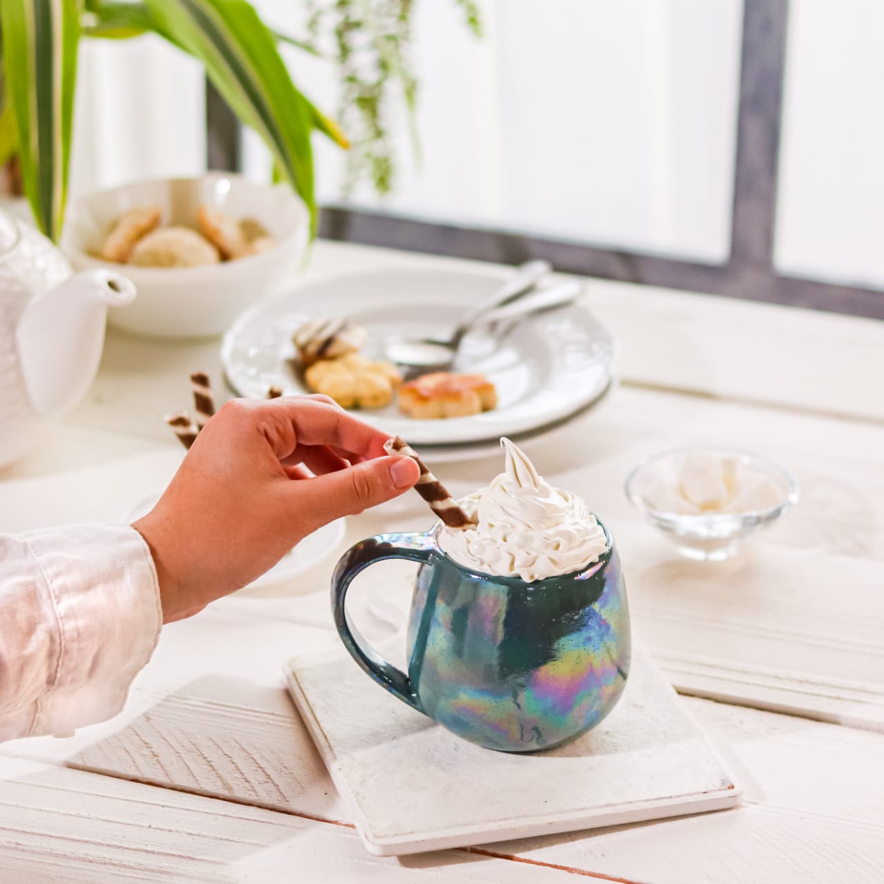 Olive Rainbow Mug