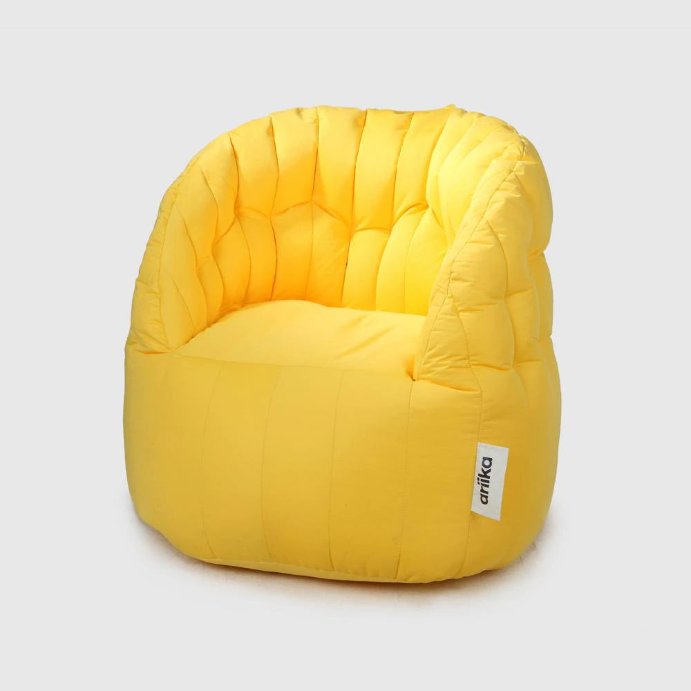 Pearl Luxury Bean Bag - Outdoors (Yellow)