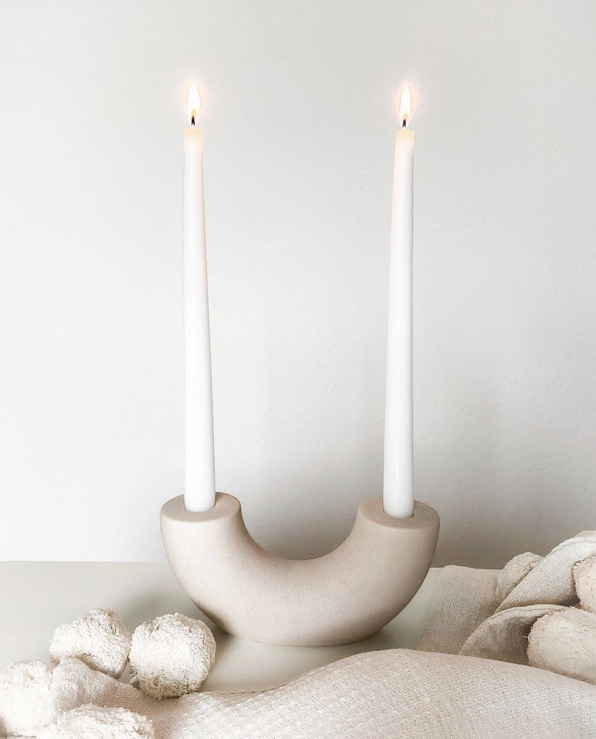 U Shaped Candle Holder