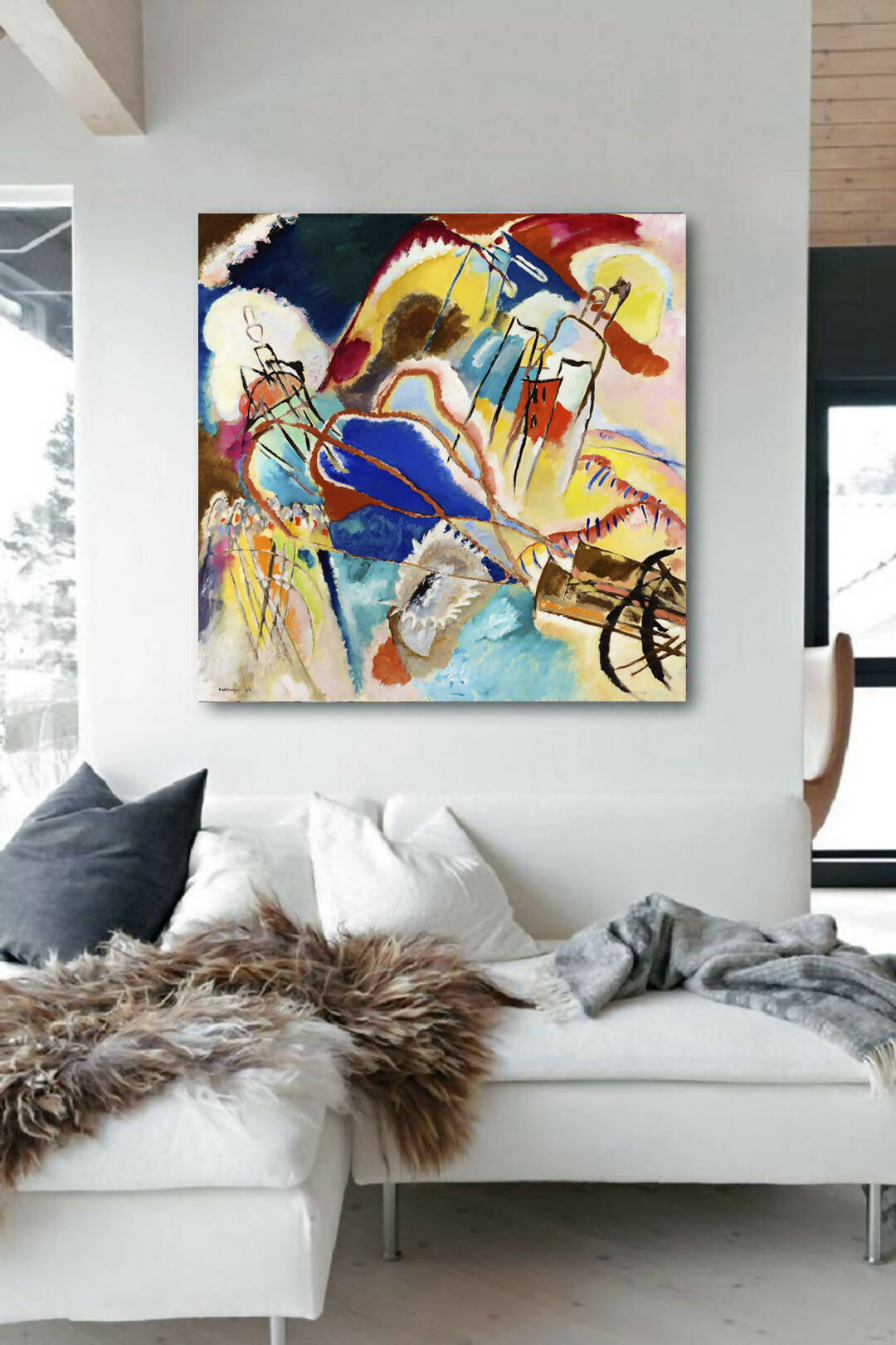 Improvisation No. 30 (1913) by Wassily Kandinsky.