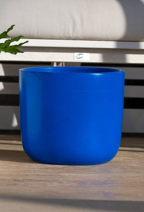Santorini Blue Pot